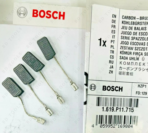 4pc genuine bosch carbon - genuine,